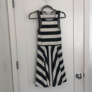 Striped skater dress $40